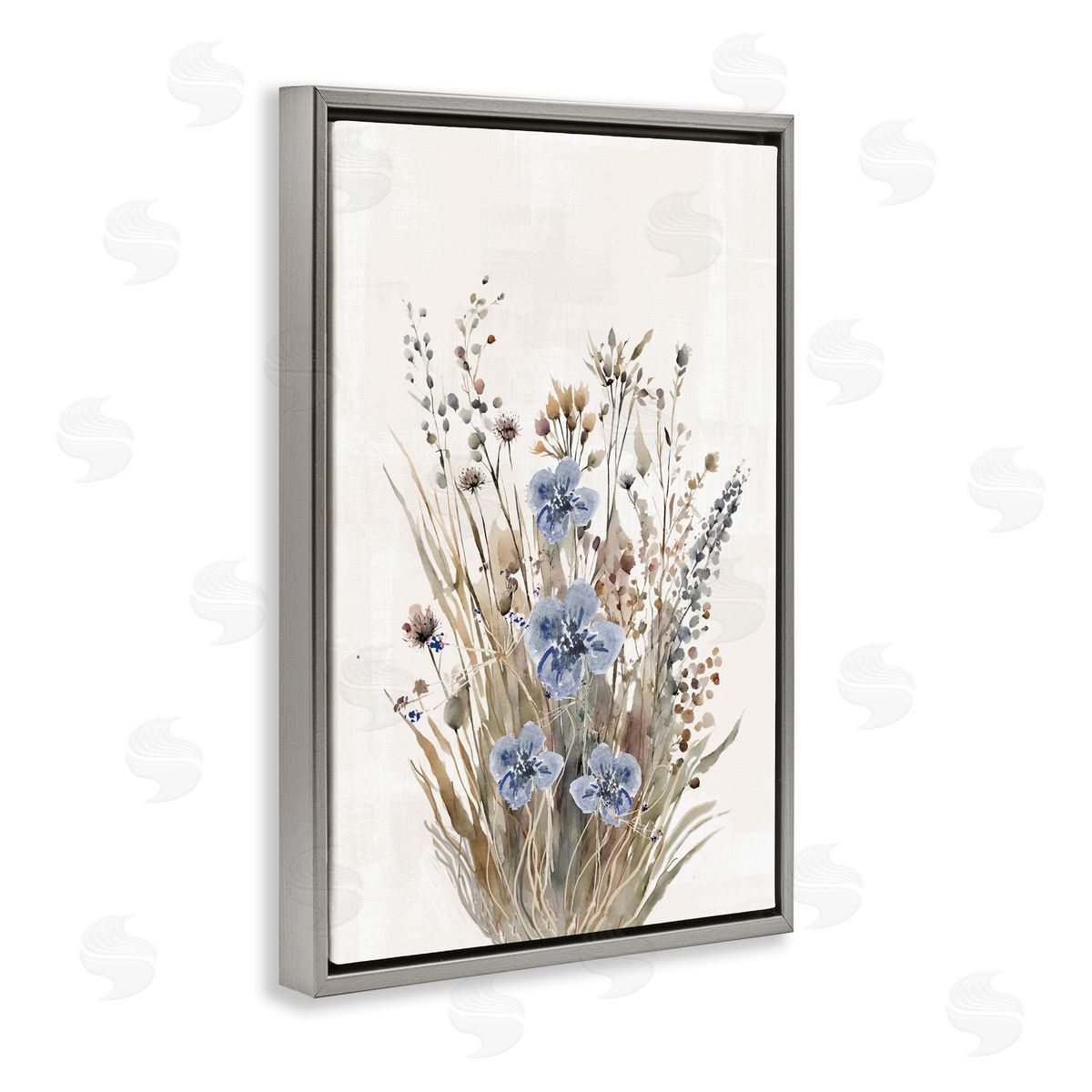 1x Subtle Cottage Grasses Canvas Wall Art Print