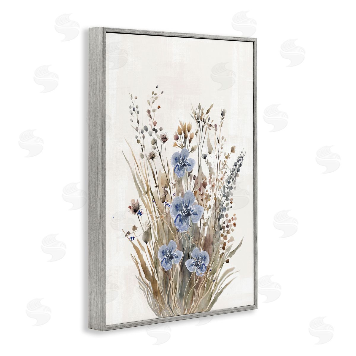 1x Subtle Cottage Grasses Canvas Wall Art Print