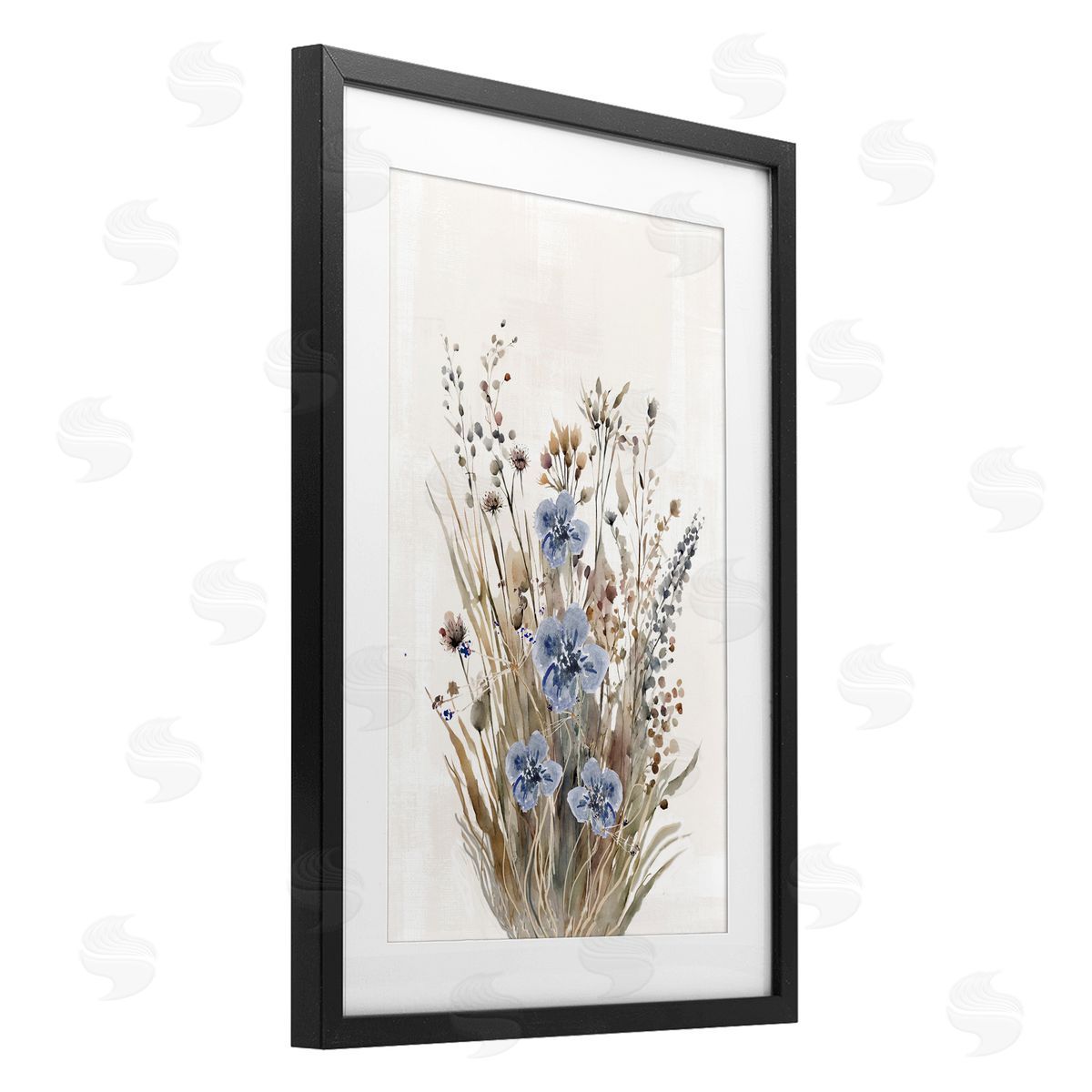 1x Subtle Cottage Grasses Canvas Wall Art Print
