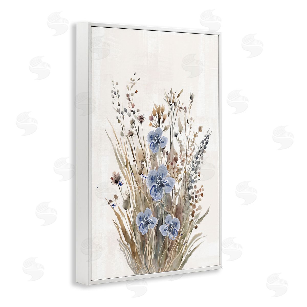 1x Subtle Cottage Grasses Canvas Wall Art Print