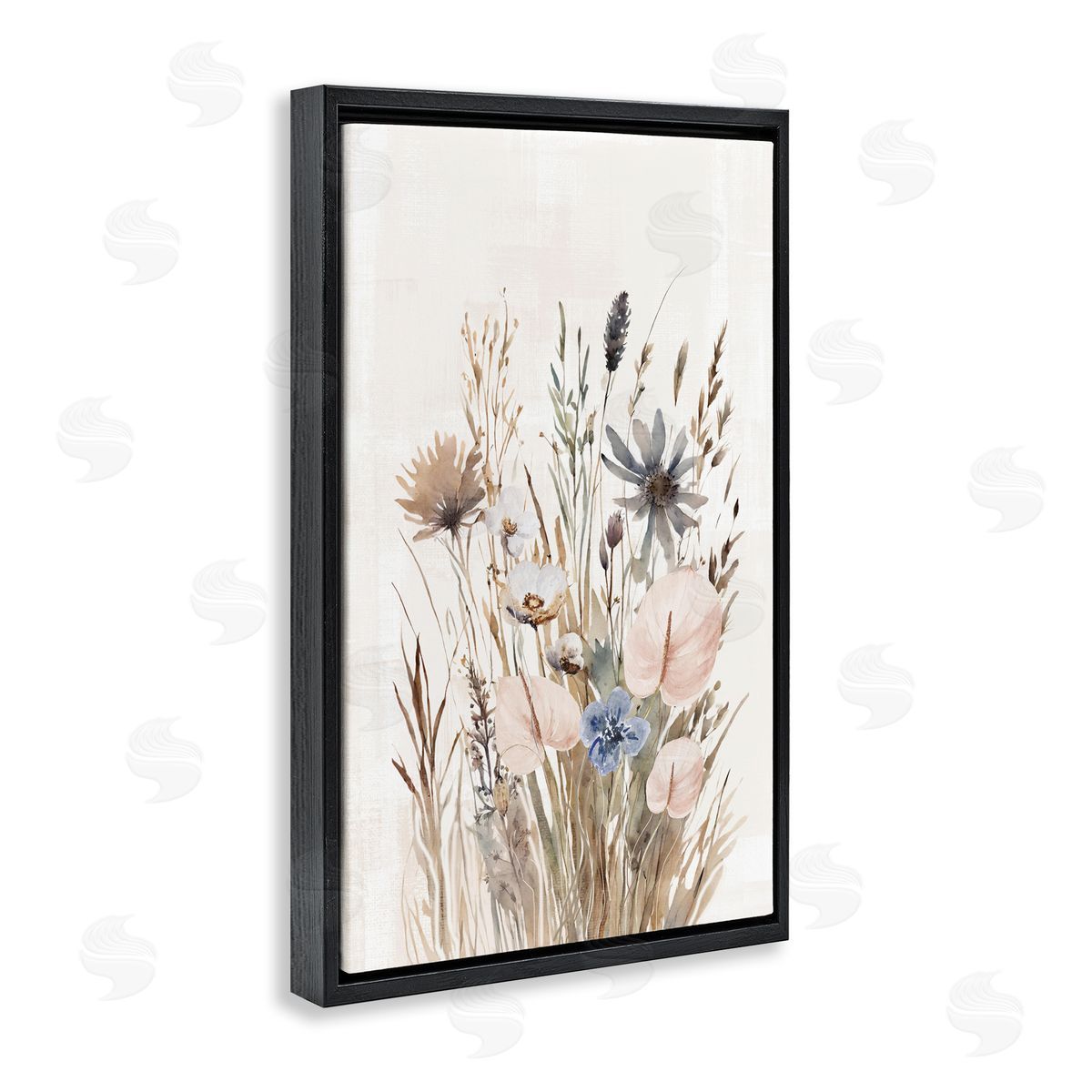 1x Wild Grasses Cottage Canvas Wall Art Print