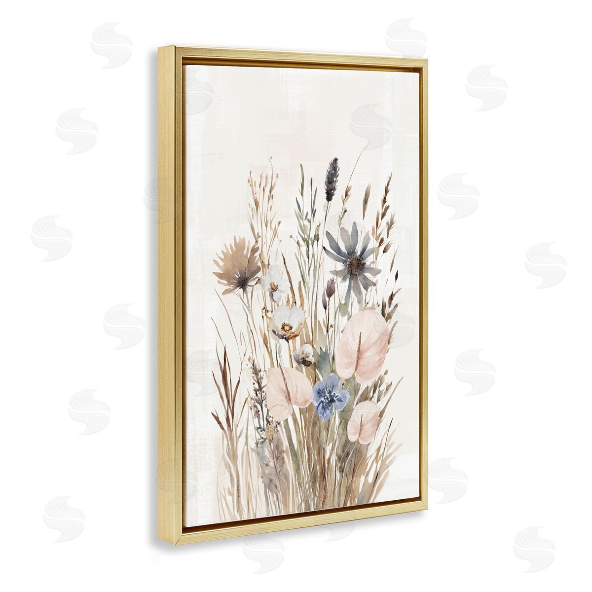 1x Wild Grasses Cottage Canvas Wall Art Print