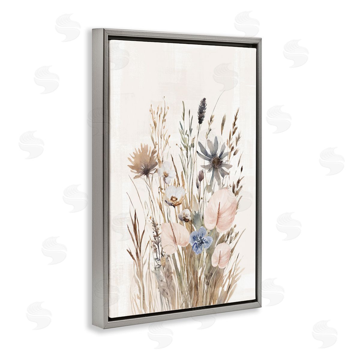 1x Wild Grasses Cottage Canvas Wall Art Print