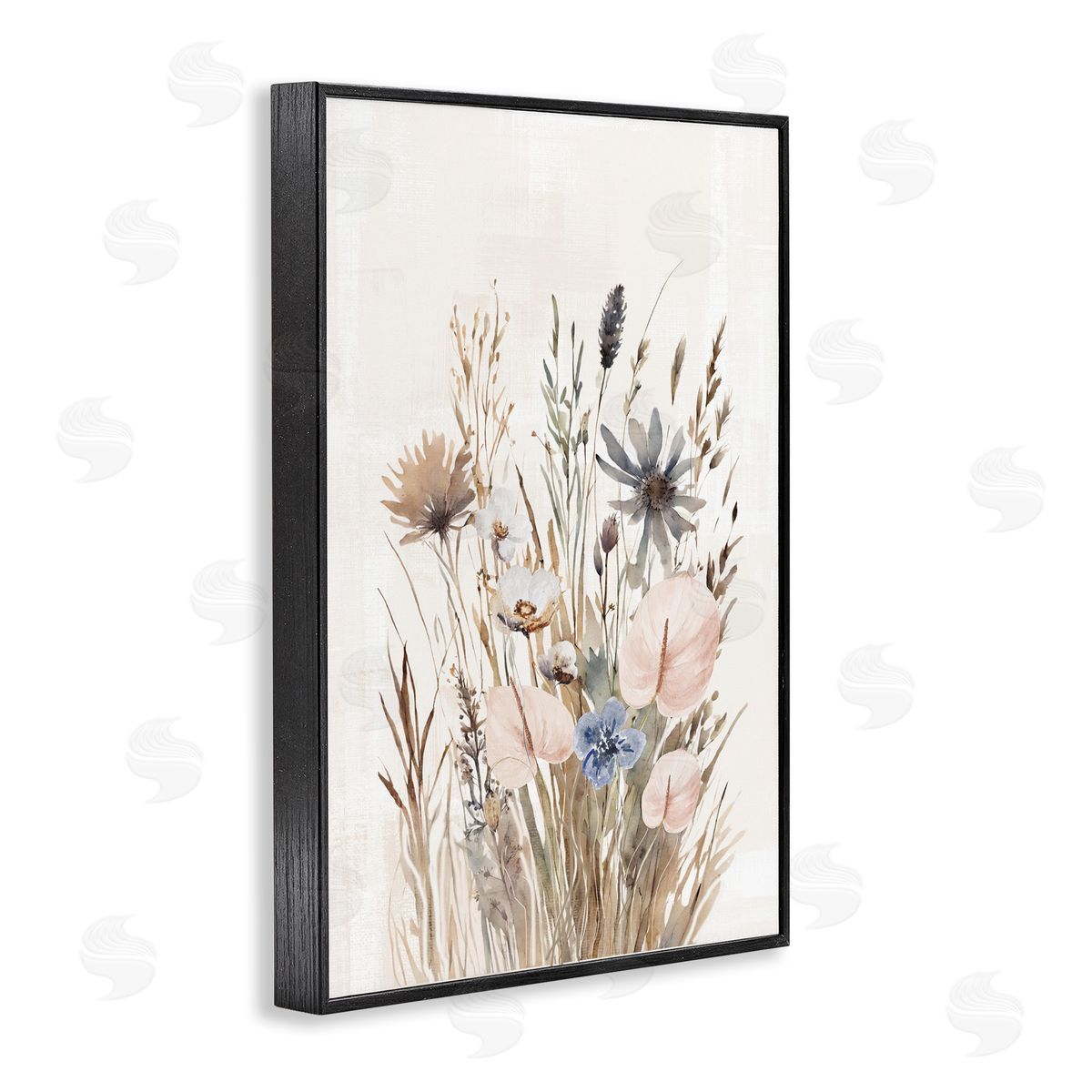 1x Wild Grasses Cottage Canvas Wall Art Print