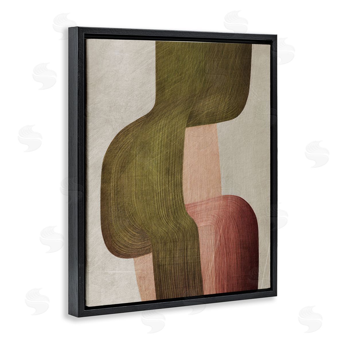 1x Metal Brushes Abstraction Canvas Wall Art Print
