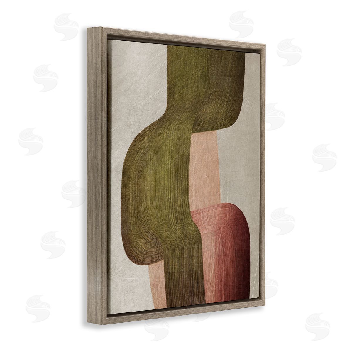 1x Metal Brushes Abstraction Canvas Wall Art Print
