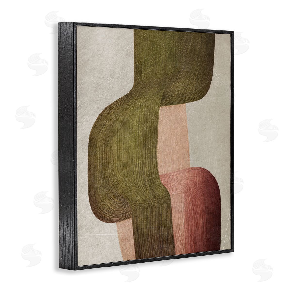 1x Metal Brushes Abstraction Canvas Wall Art Print