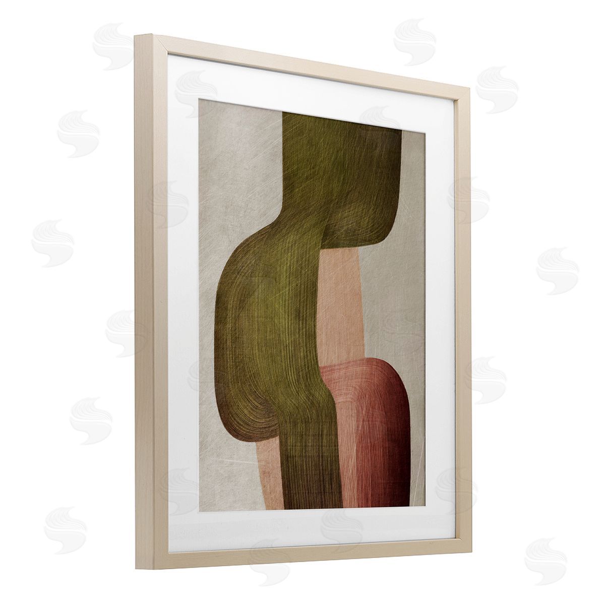 1x Metal Brushes Abstraction Canvas Wall Art Print