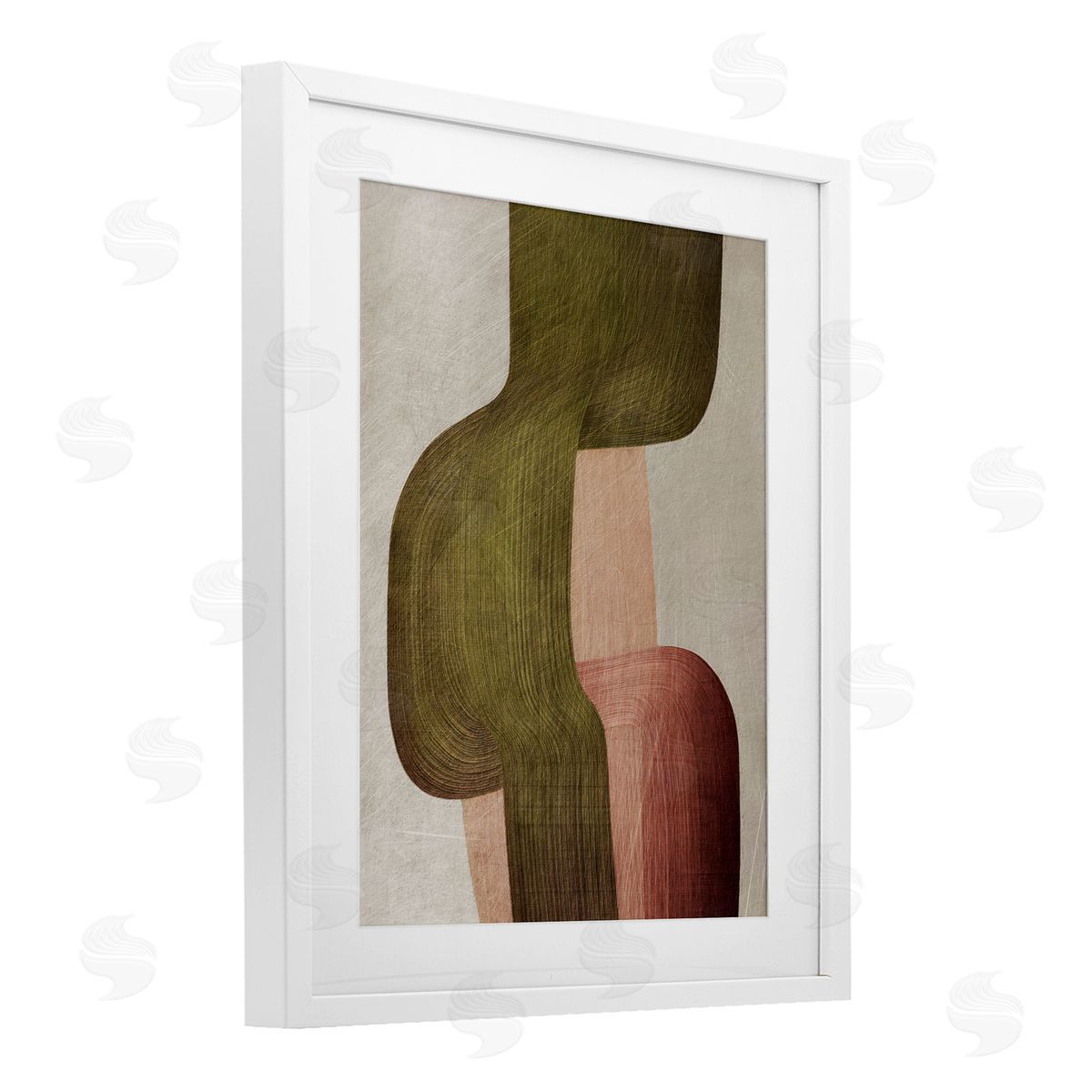 1x Metal Brushes Abstraction Canvas Wall Art Print