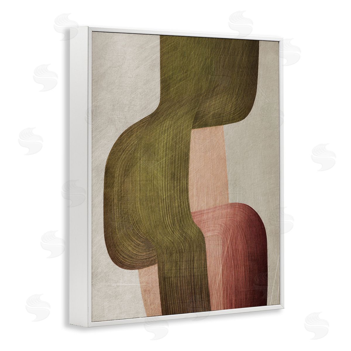 1x Metal Brushes Abstraction Canvas Wall Art Print