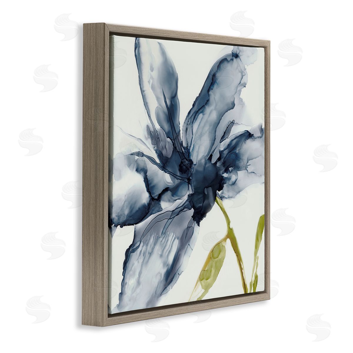 Jacob Q Petals Of Sky Flower Canvas Wall Art Print
