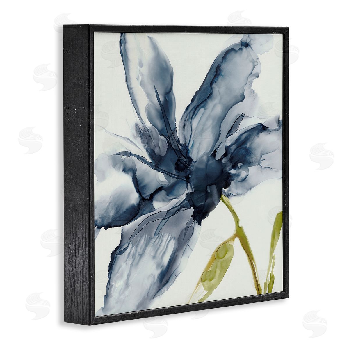 Jacob Q Petals Of Sky Flower Canvas Wall Art Print