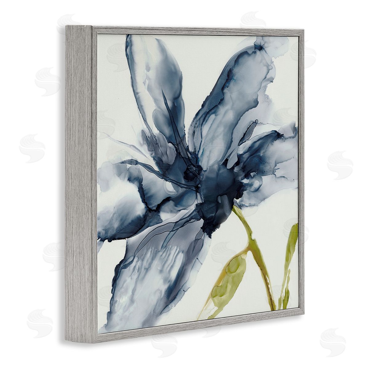 Jacob Q Petals Of Sky Flower Canvas Wall Art Print