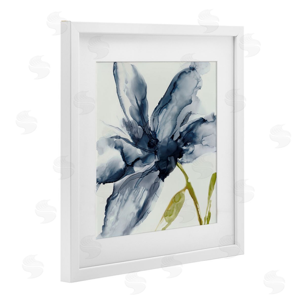Jacob Q Petals Of Sky Flower Canvas Wall Art Print