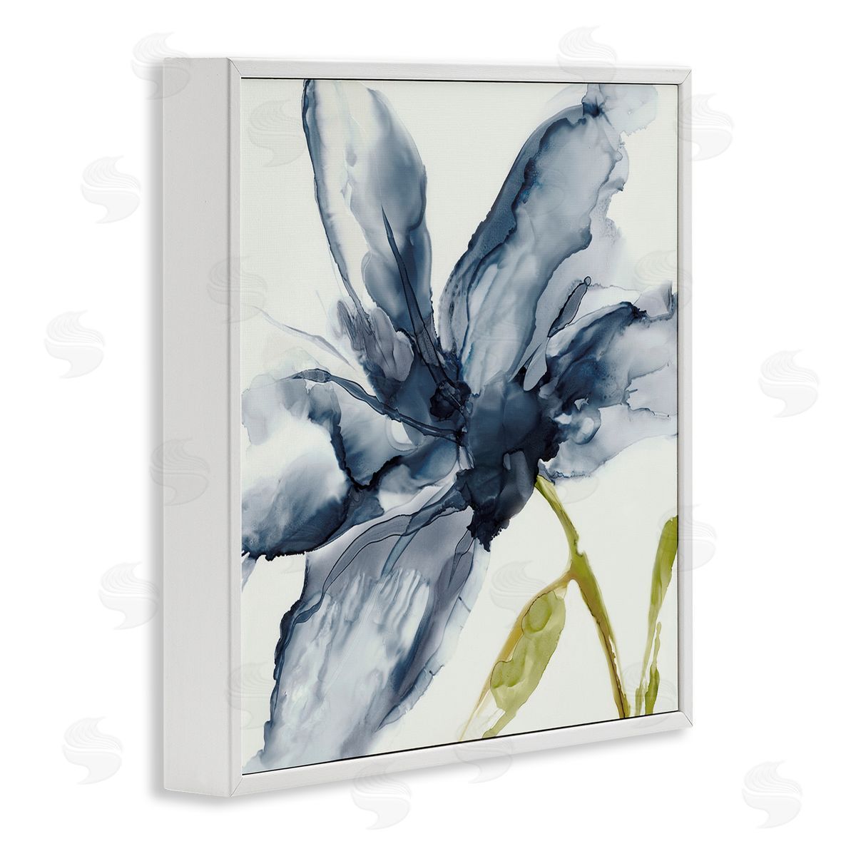 Jacob Q Petals Of Sky Flower Canvas Wall Art Print