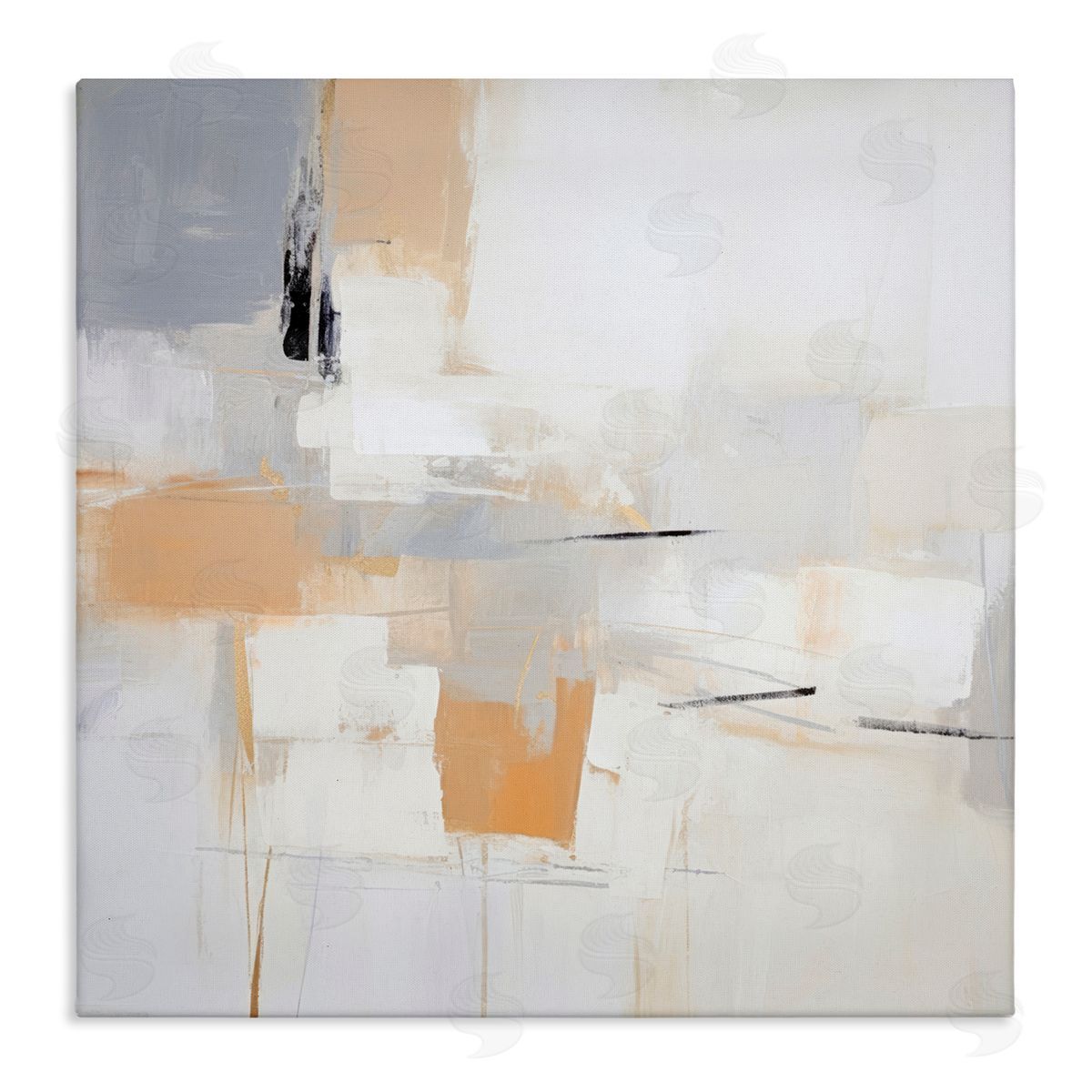 Irena Orlov Yellow Abstract Visionaries Canvas Wall Art Print