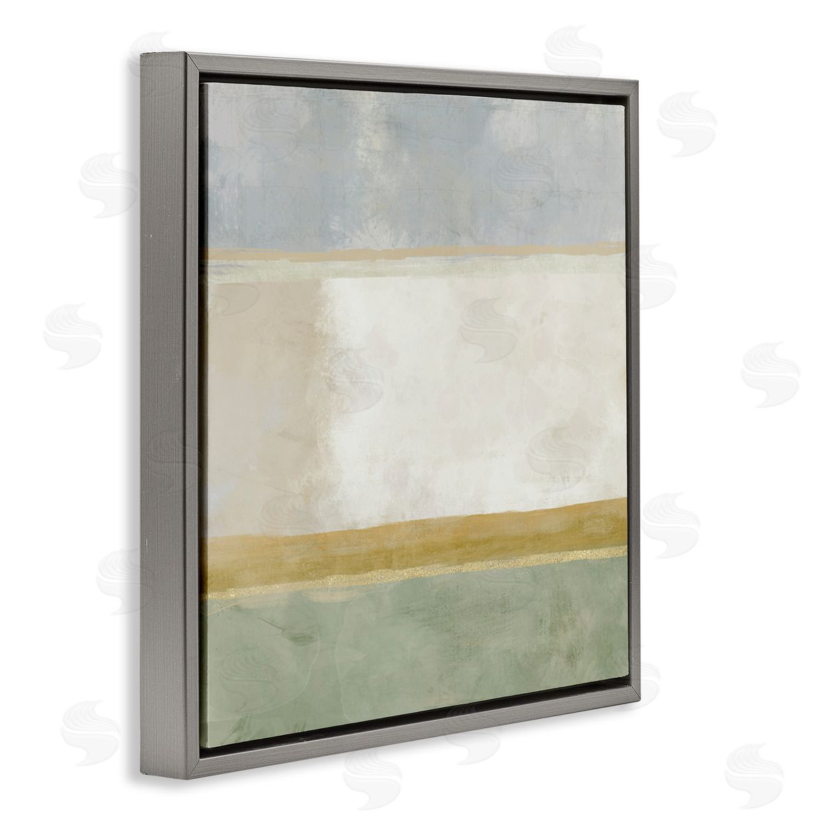 J:L Design Earthy Balanced Box Shapes Canvas Wall Art Print