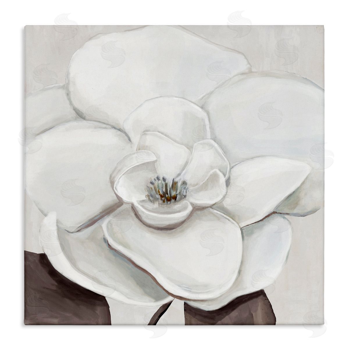 Hannah Dawson Elegant Magnolia Bloom Canvas Wall Art Print