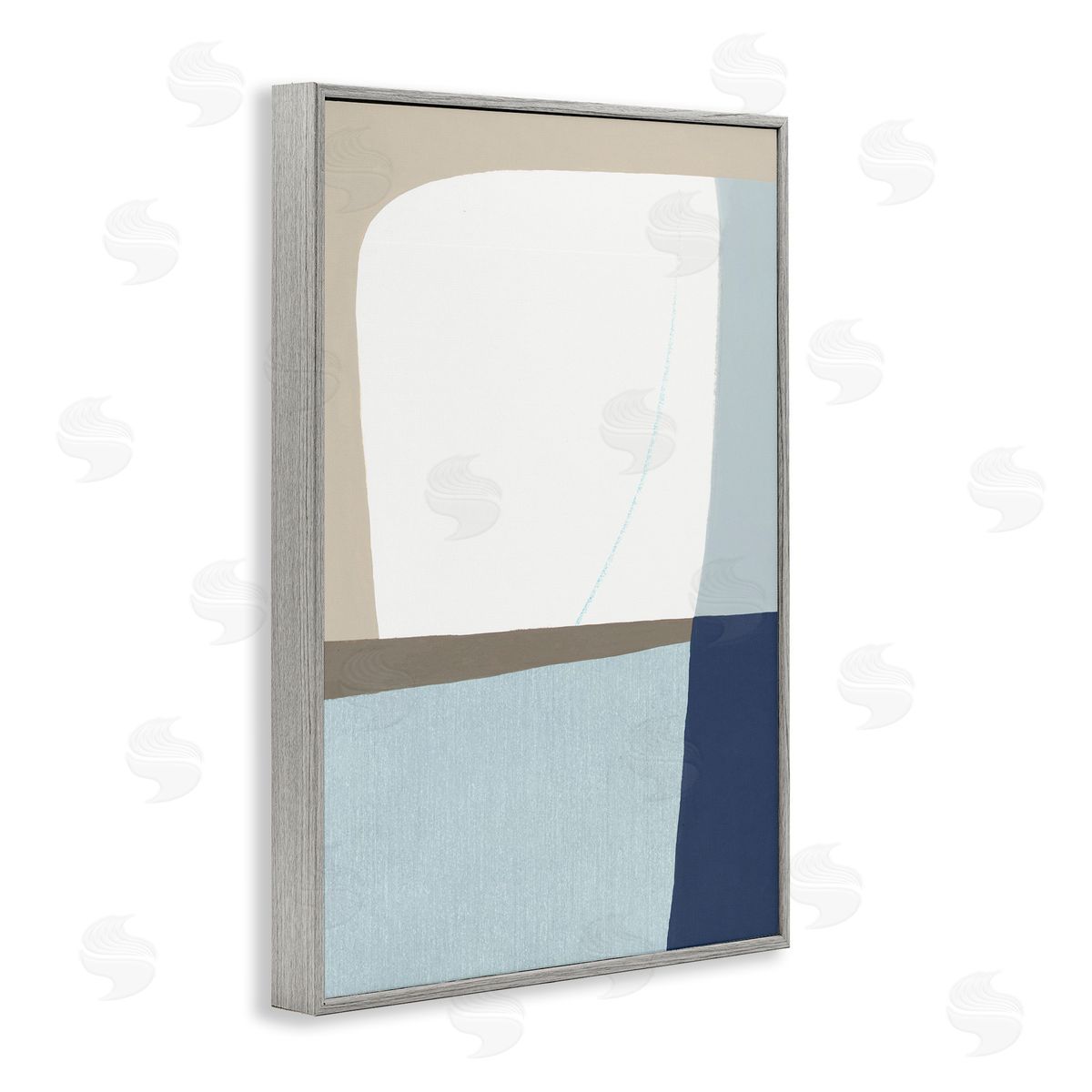Hannah Dawson Geometric Natural Flow Canvas Wall Art Print