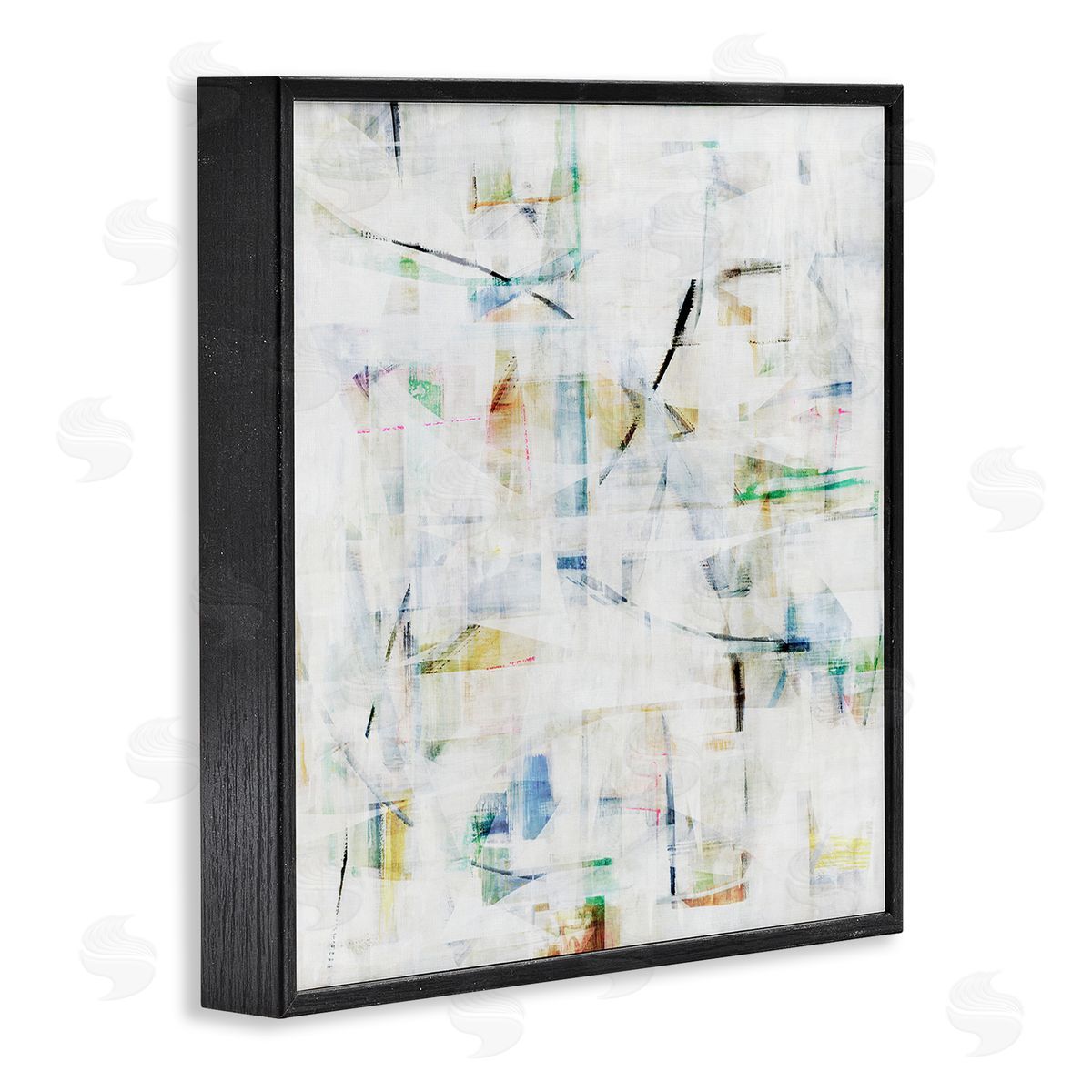 Hannah Dawson Layered Vibrant Complexity Canvas Wall Art Print