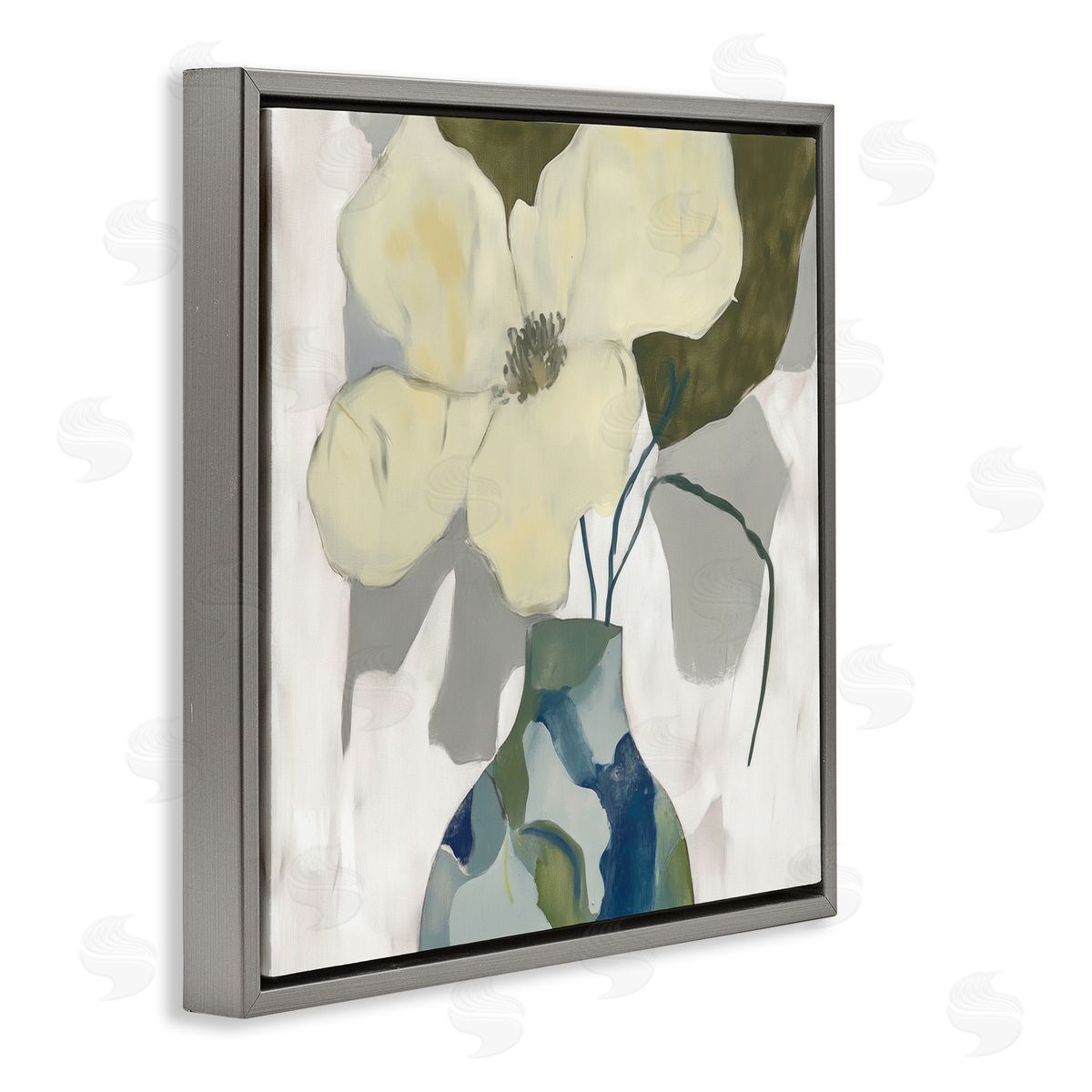 Elara Yasna Boho Modern Petals Canvas Wall Art Print