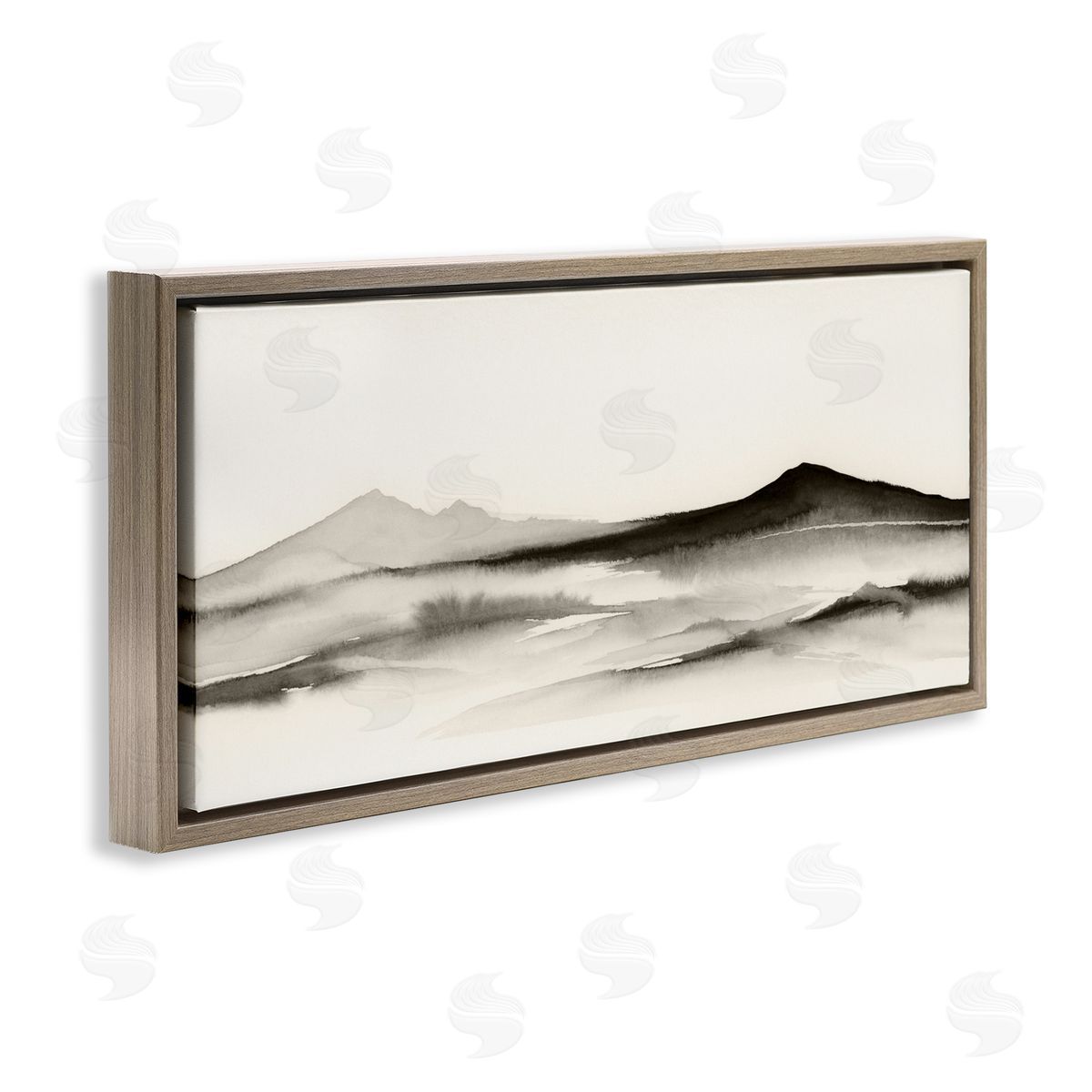 1x Minimal Shadow of Summit Canvas Wall Art Print