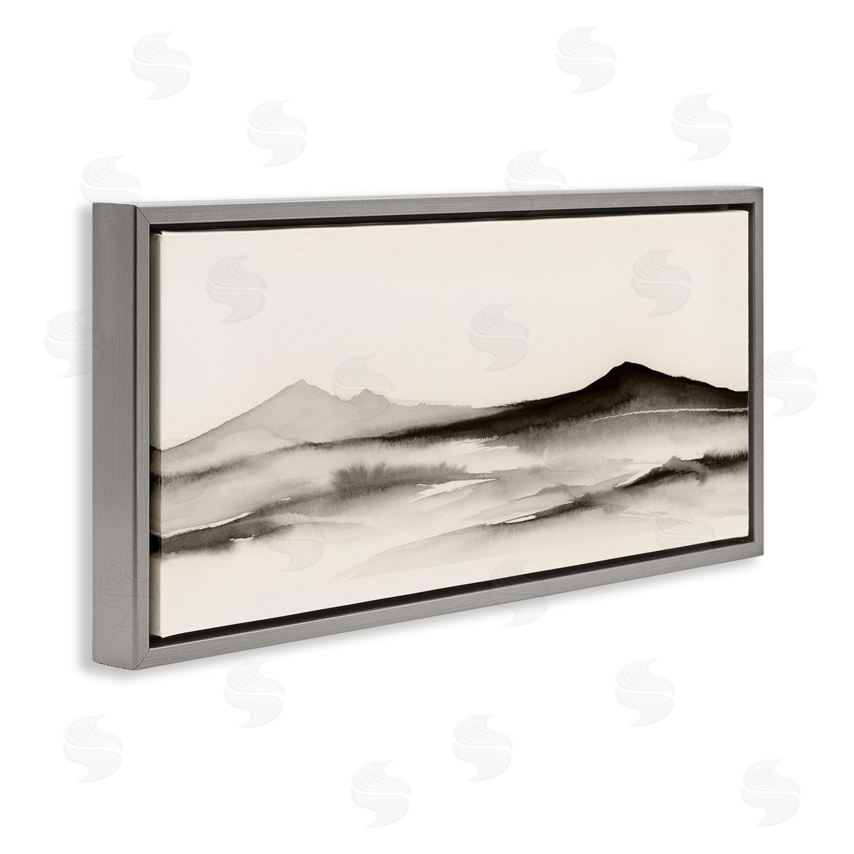 1x Minimal Shadow of Summit Canvas Wall Art Print