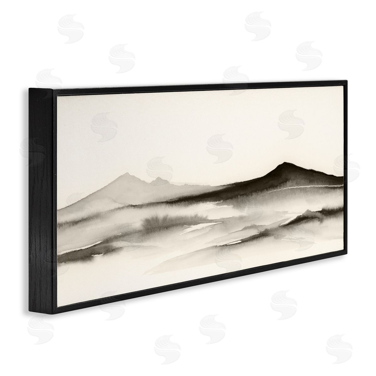 1x Minimal Shadow of Summit Canvas Wall Art Print