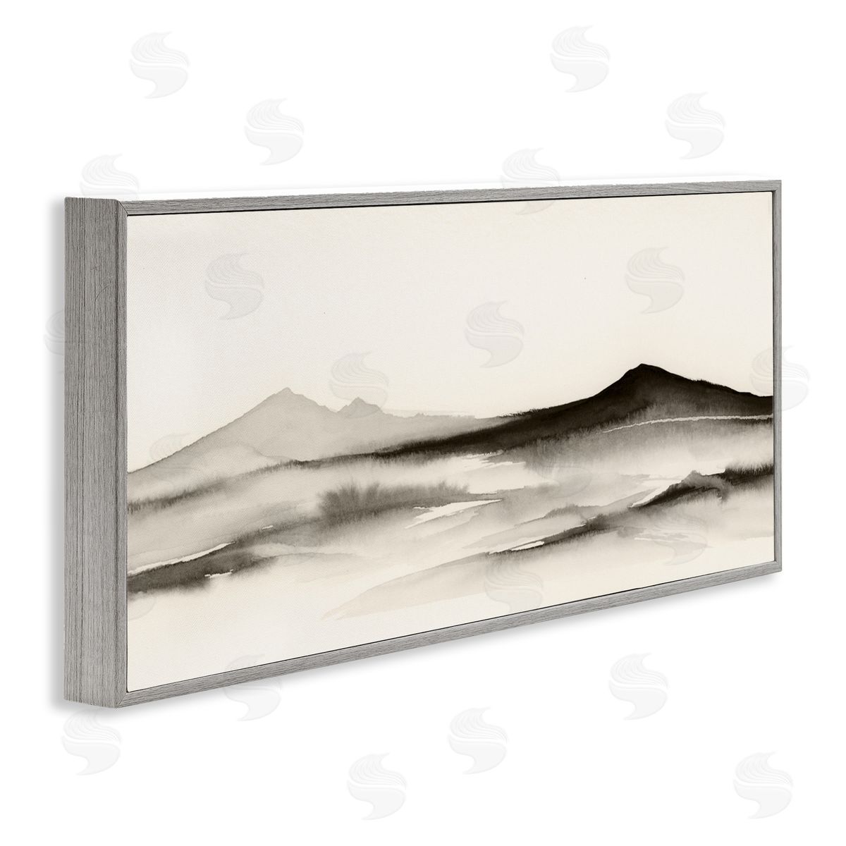 1x Minimal Shadow of Summit Canvas Wall Art Print