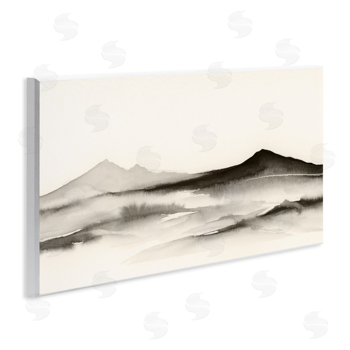 1x Minimal Shadow of Summit Canvas Wall Art Print