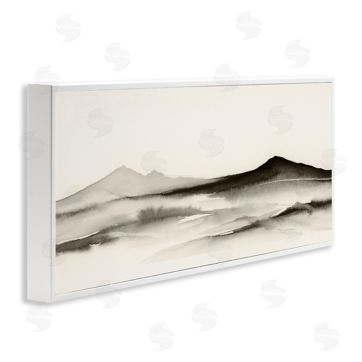 1x Minimal Shadow of Summit Canvas Wall Art Print