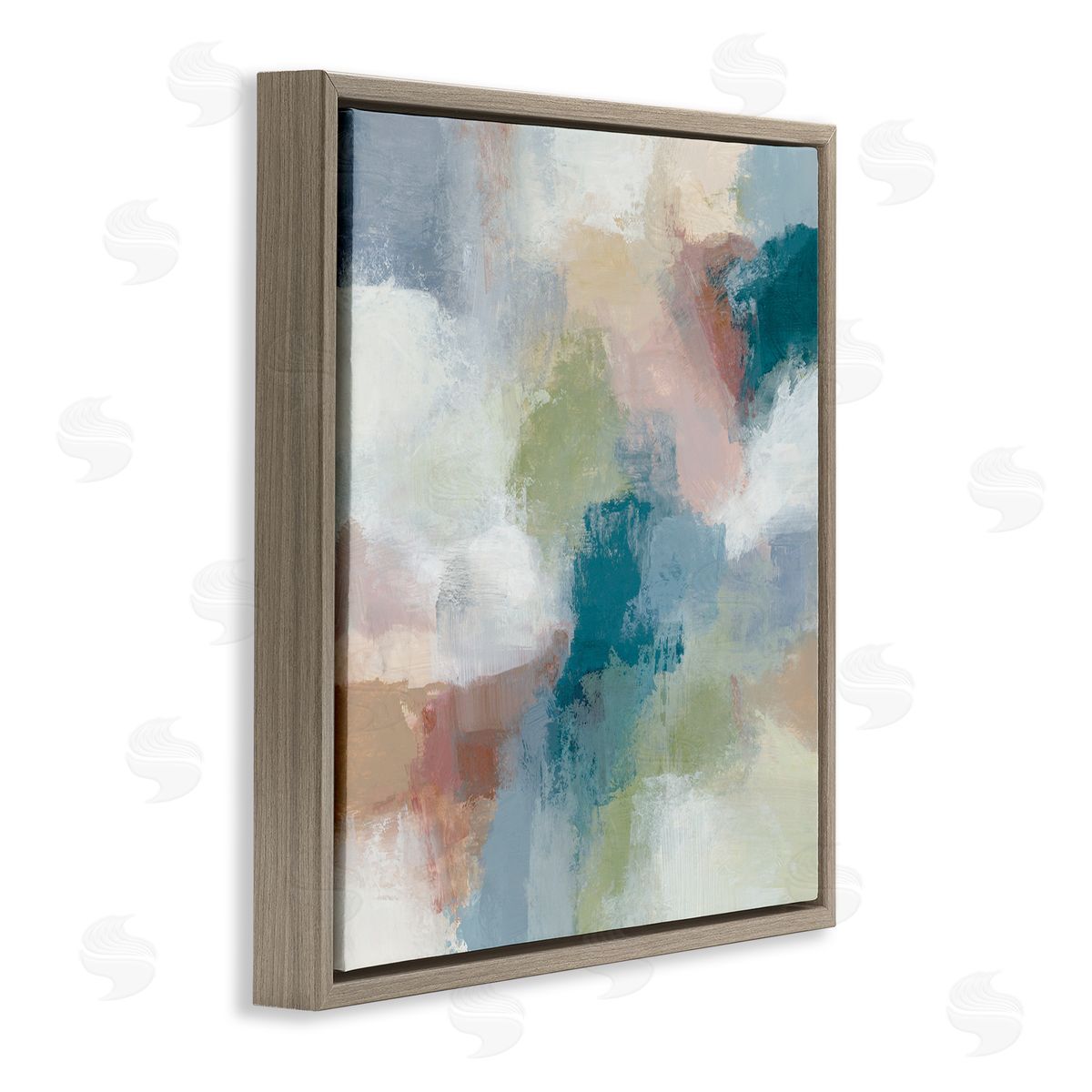 Hannah Dawson Colourful Blended Hues Canvas Wall Art Print