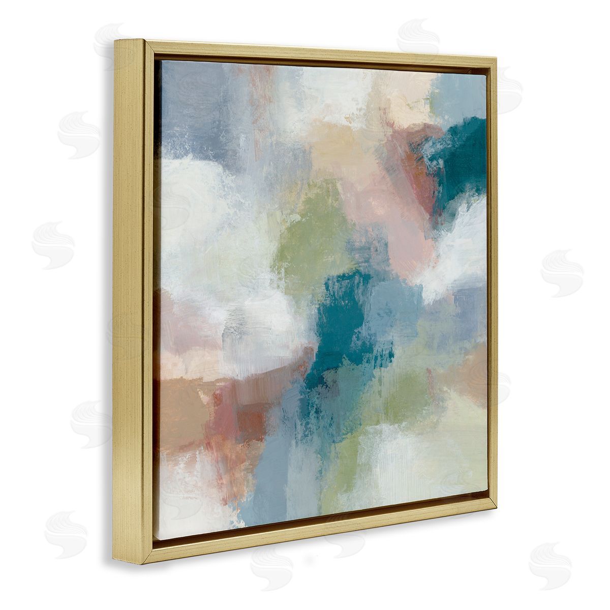 Hannah Dawson Colourful Blended Hues Canvas Wall Art Print