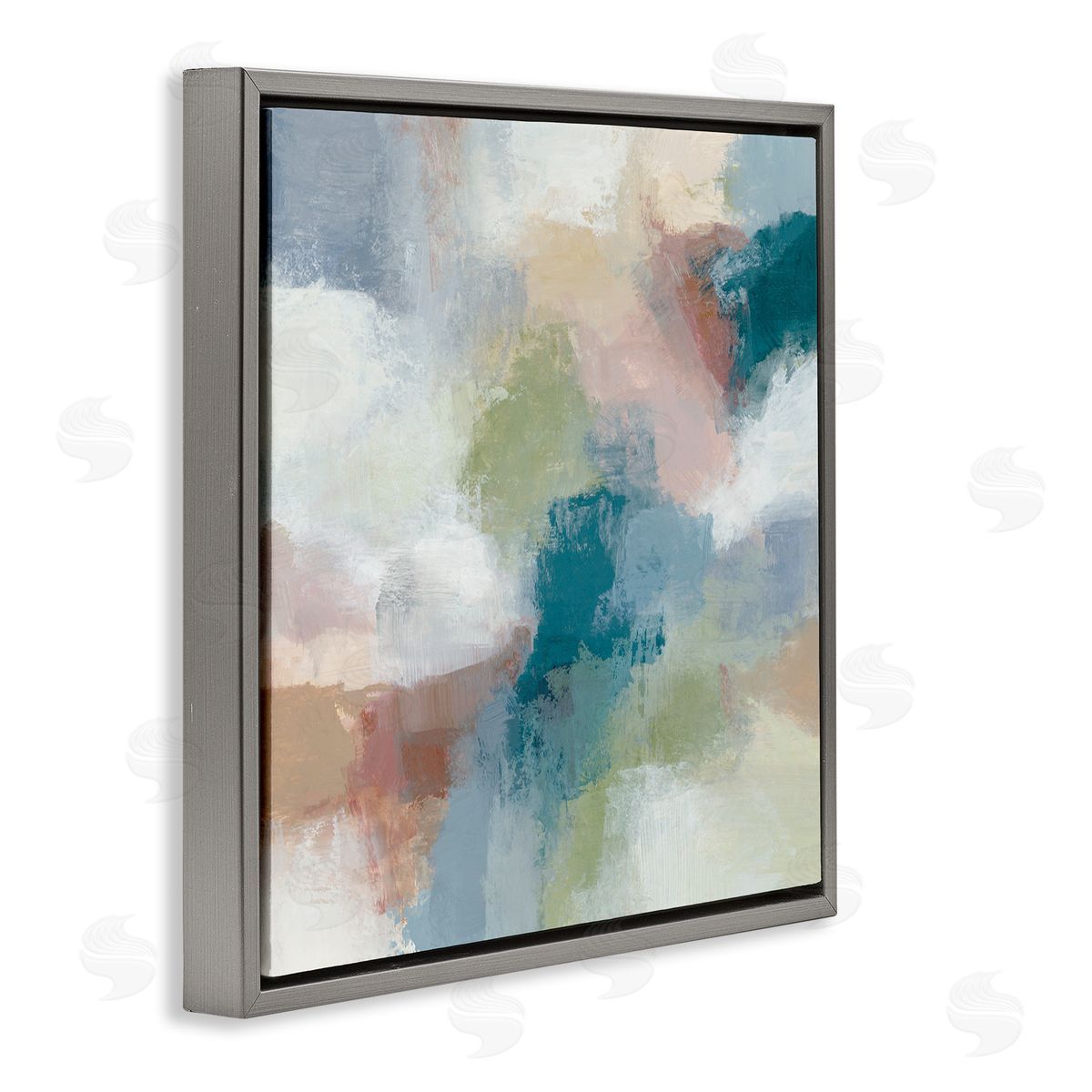 Hannah Dawson Colourful Blended Hues Canvas Wall Art Print