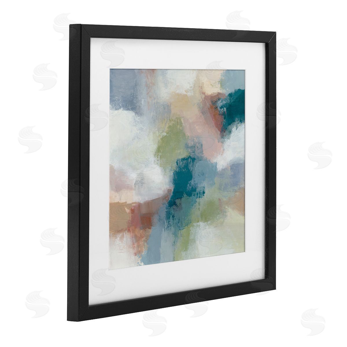Hannah Dawson Colourful Blended Hues Canvas Wall Art Print