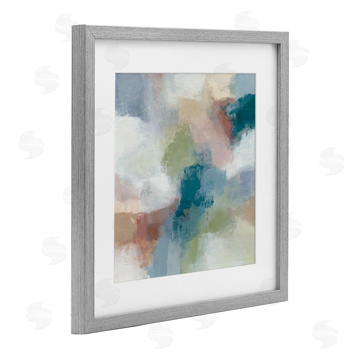 Hannah Dawson Colourful Blended Hues Canvas Wall Art Print