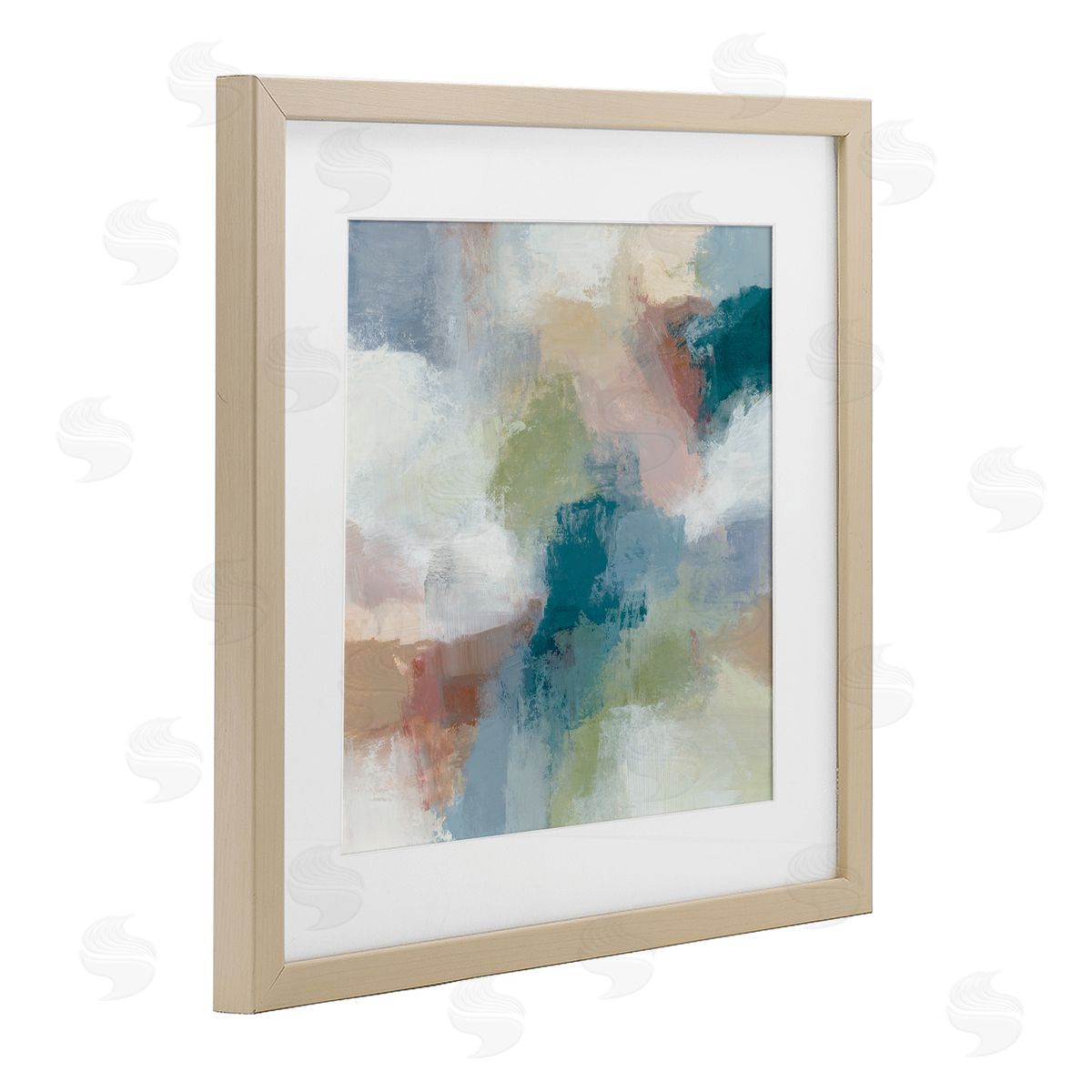 Hannah Dawson Colourful Blended Hues Canvas Wall Art Print