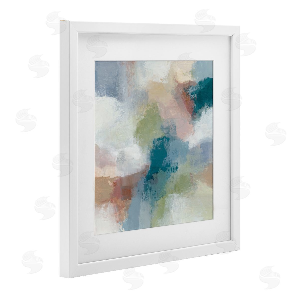 Hannah Dawson Colourful Blended Hues Canvas Wall Art Print