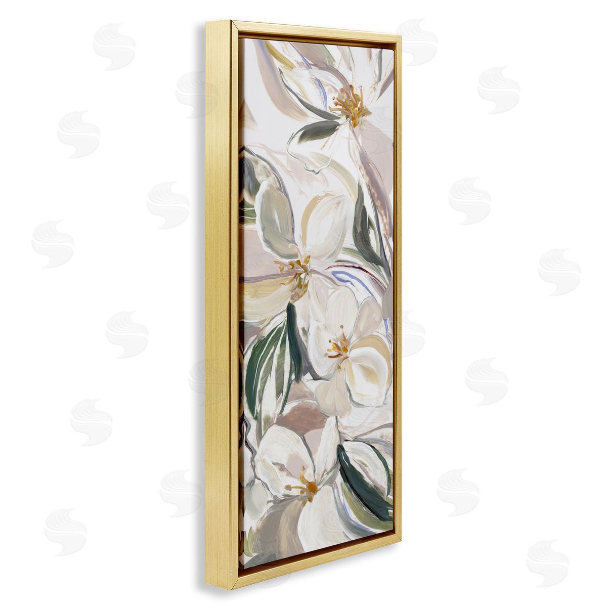 Hannah Dawson Spring Blooms in Earth Tones Canvas Wall Art Print