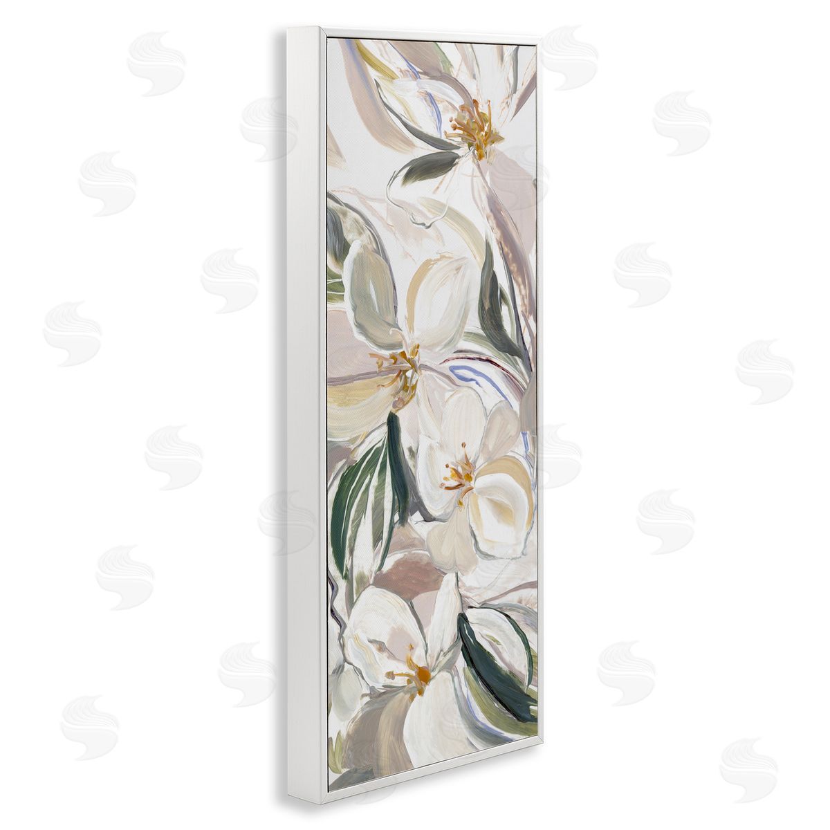 Hannah Dawson Spring Blooms in Earth Tones Canvas Wall Art Print