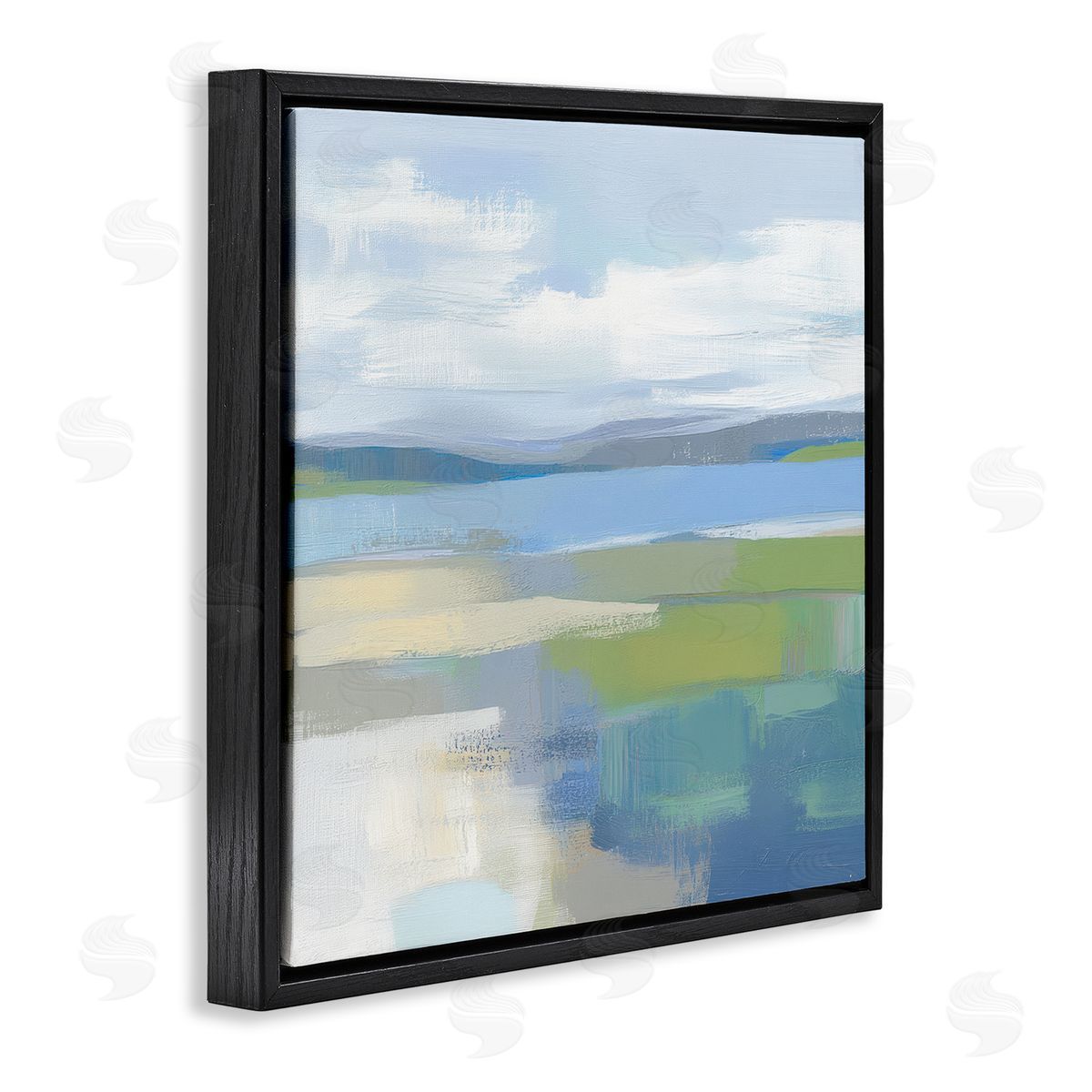 Mona Grace Quiet Cove Seascape Canvas Wall Art Print