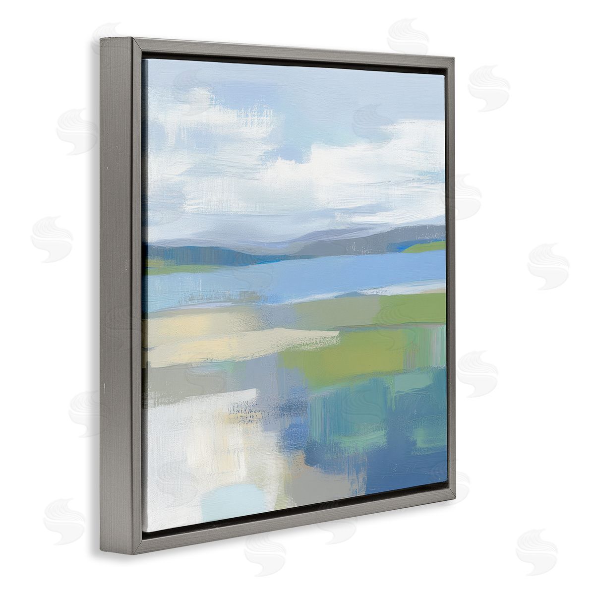 Mona Grace Quiet Cove Seascape Canvas Wall Art Print