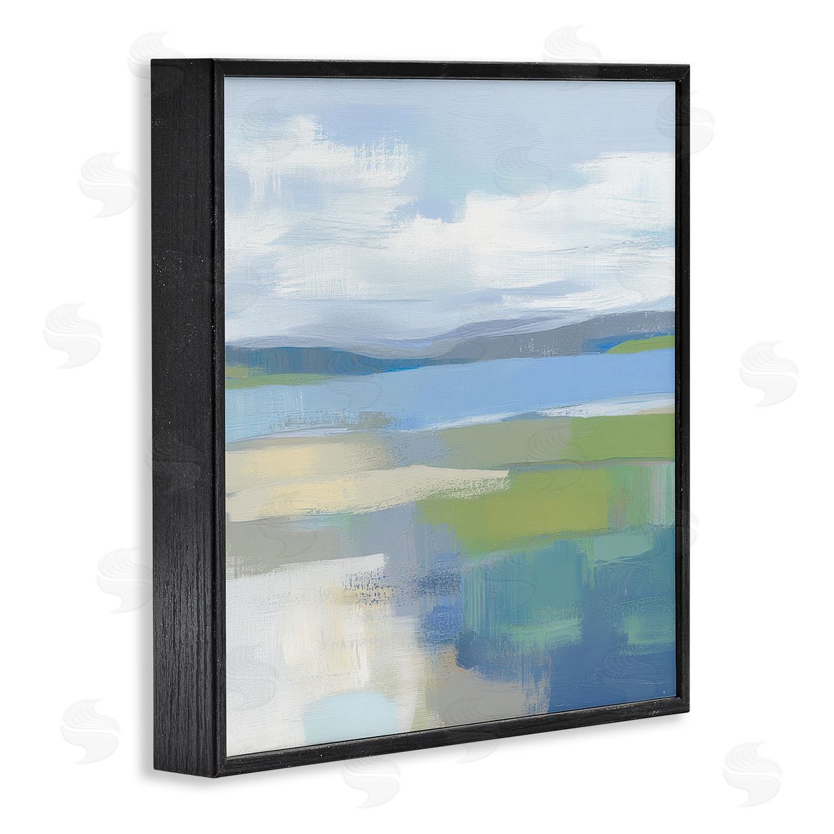 Mona Grace Quiet Cove Seascape Canvas Wall Art Print