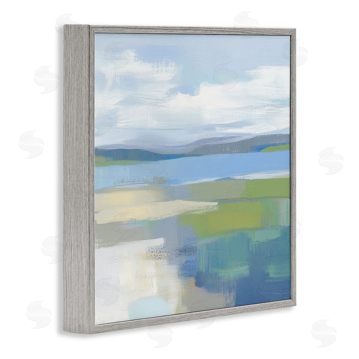 Mona Grace Quiet Cove Seascape Canvas Wall Art Print