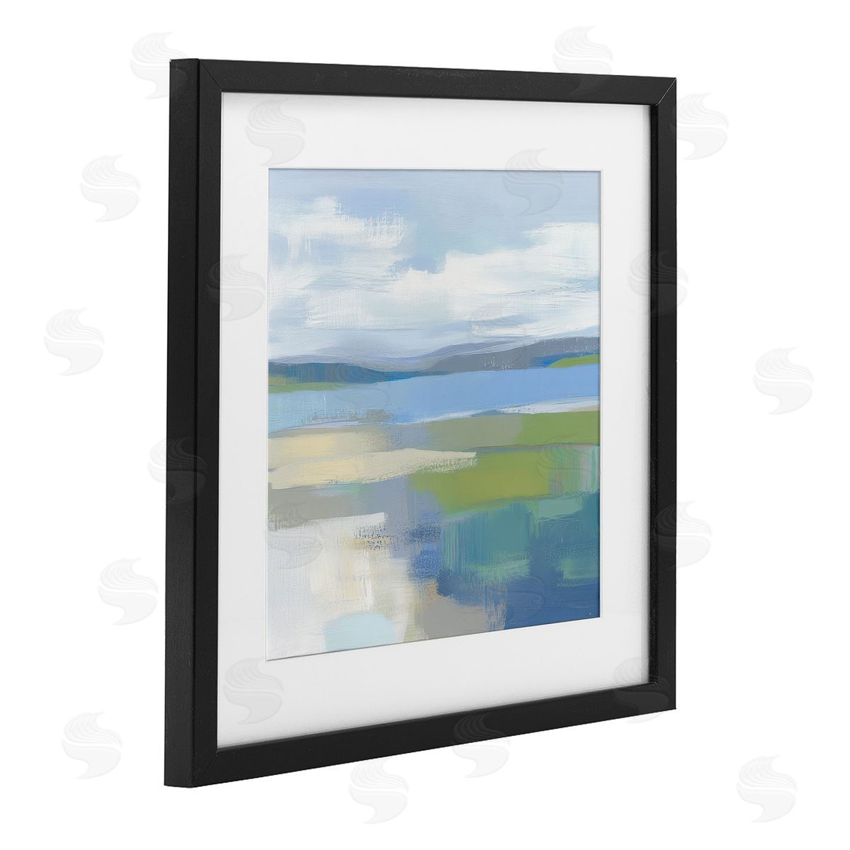 Mona Grace Quiet Cove Seascape Canvas Wall Art Print