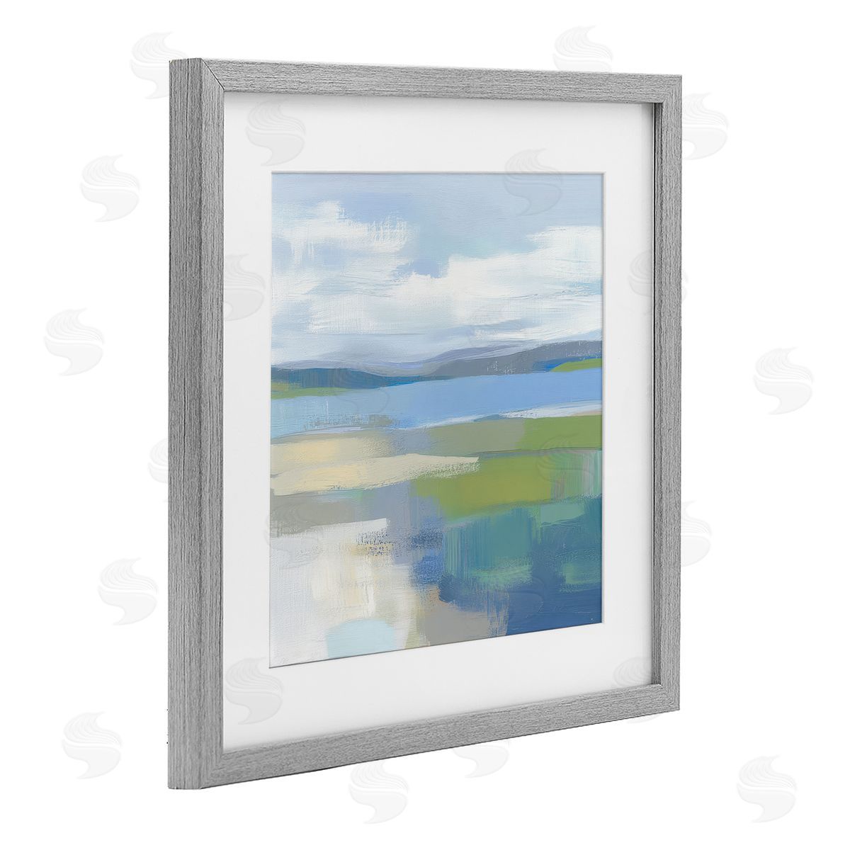 Mona Grace Quiet Cove Seascape Canvas Wall Art Print