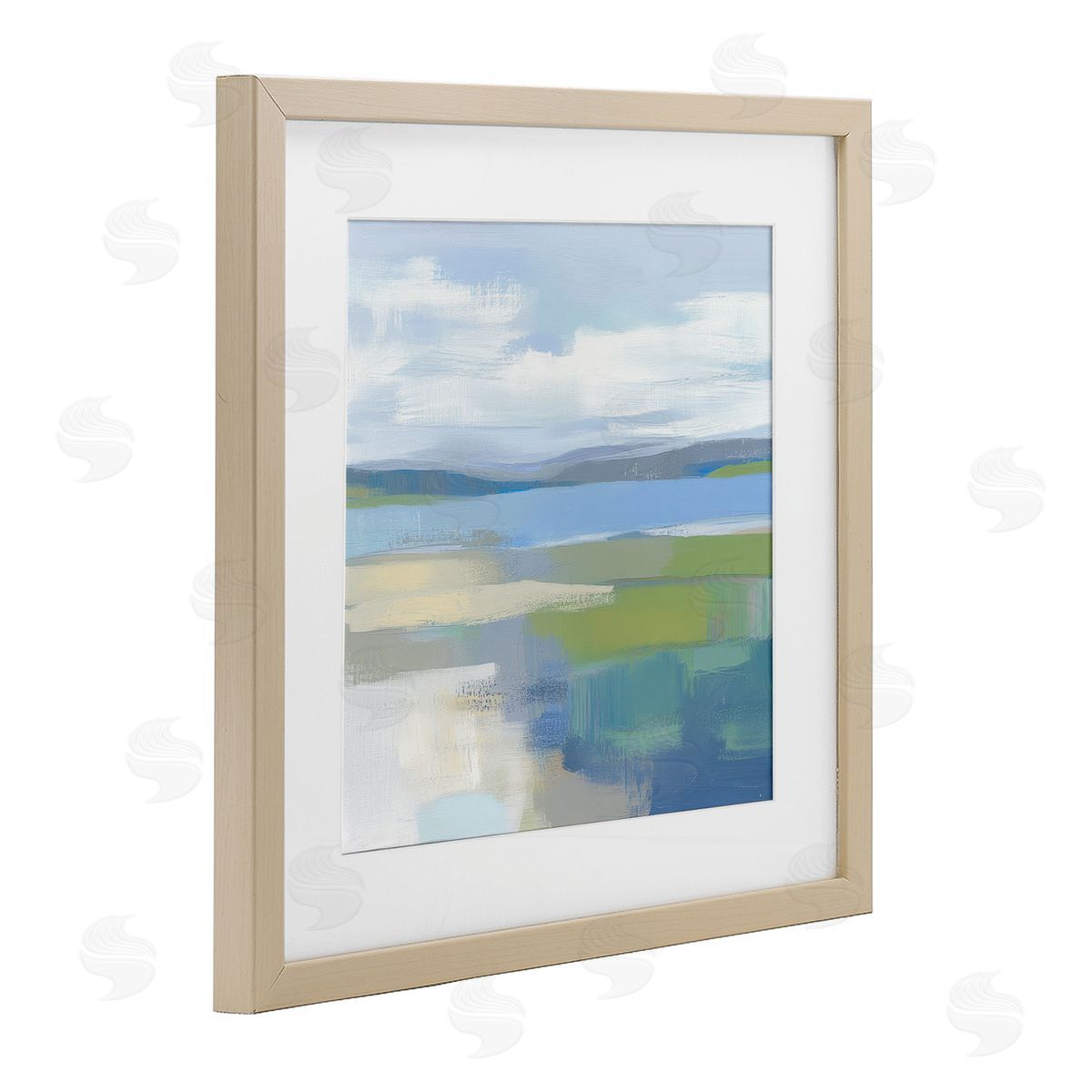 Mona Grace Quiet Cove Seascape Canvas Wall Art Print