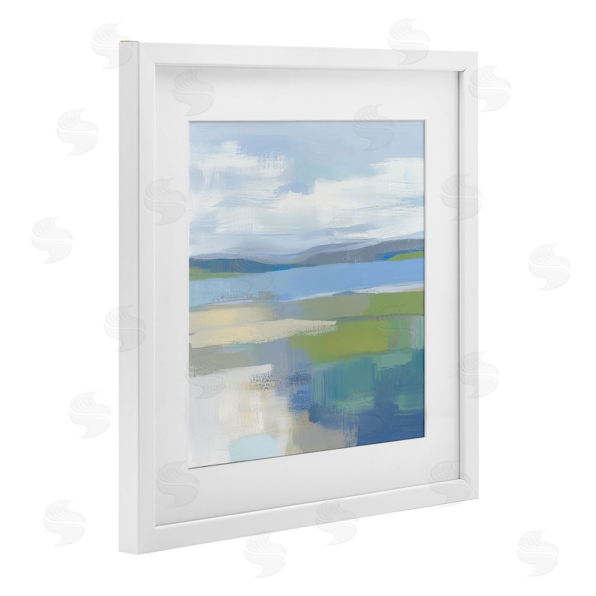 Mona Grace Quiet Cove Seascape Canvas Wall Art Print