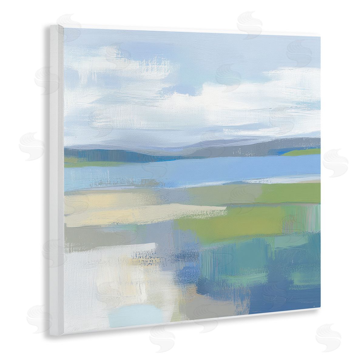 Mona Grace Quiet Cove Seascape Canvas Wall Art Print