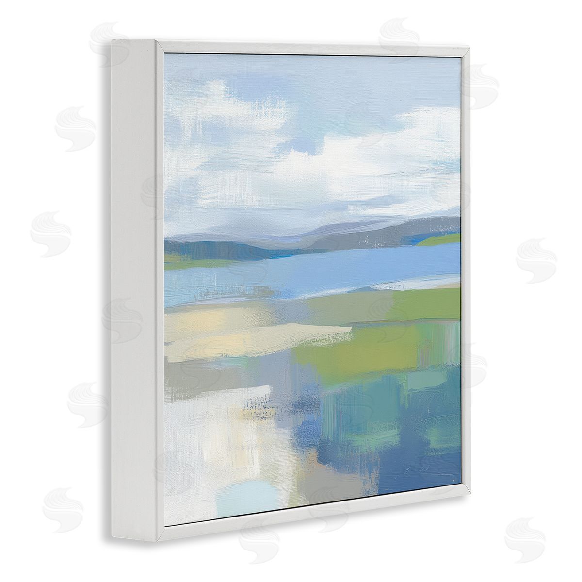 Mona Grace Quiet Cove Seascape Canvas Wall Art Print